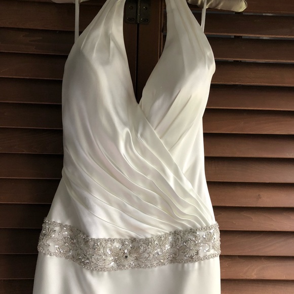 Vintage Inspired Satin Gown - Picture 1 of 8